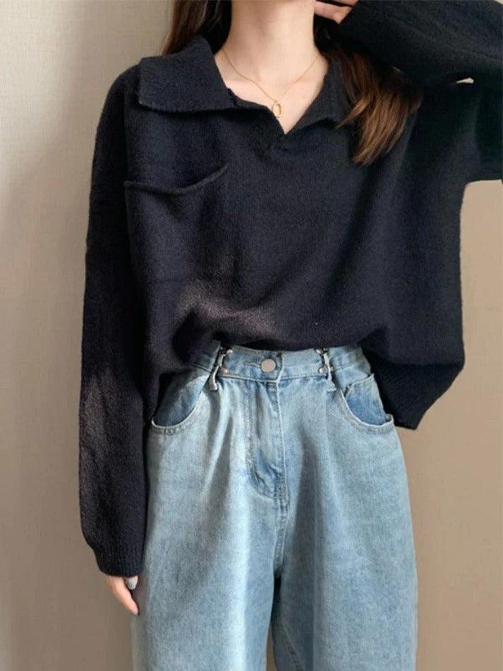 Levoire | Pull Court En Tricot Avec Poches