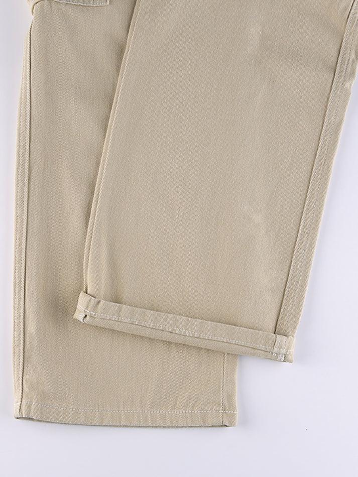 Levoire | Sacs Détail Droite Jeans Cargo