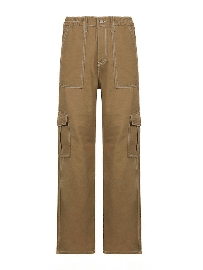 Levoire | Sacs Détail Droite Jeans Cargo