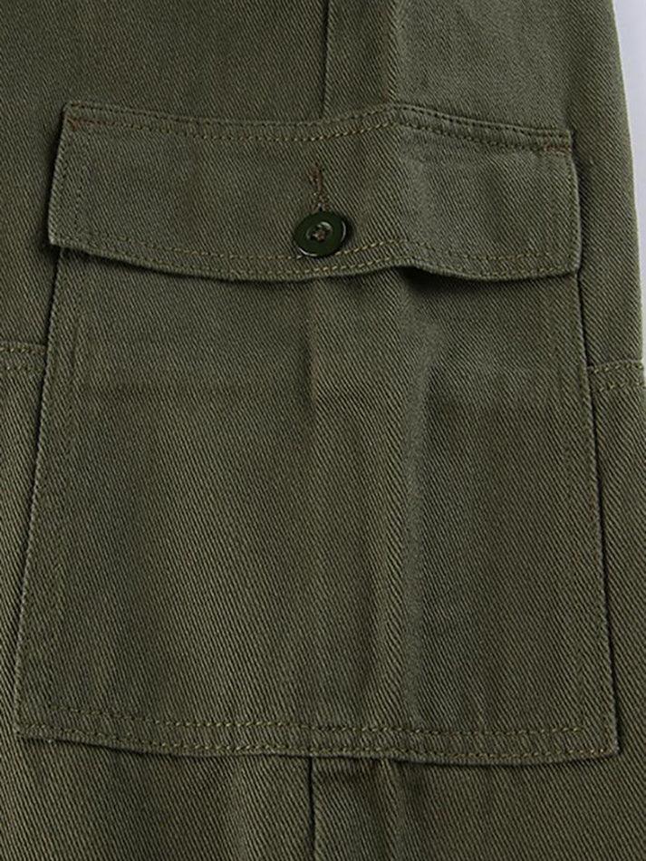 Levoire | Pantalon Cargo Droit Avec Poches Raffinées