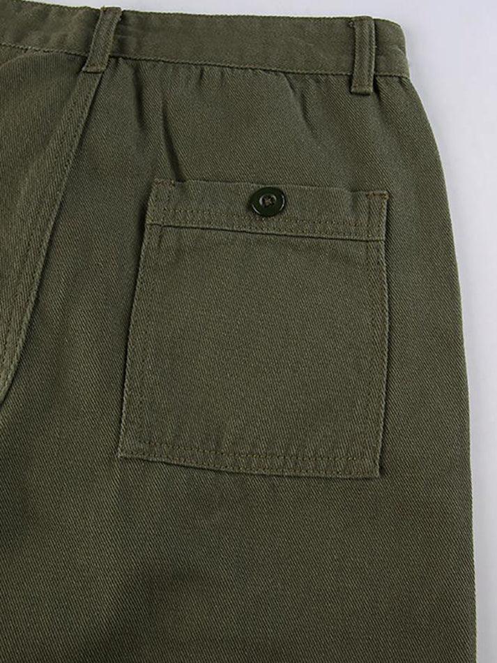 Levoire | Pantalon Cargo Droit Avec Poches Raffinées