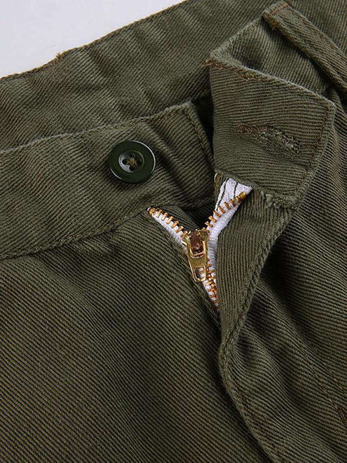 Levoire | Pantalon Cargo Droit Avec Poches Raffinées