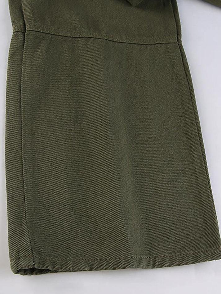 Levoire | Pantalon Cargo Droit Avec Poches Raffinées
