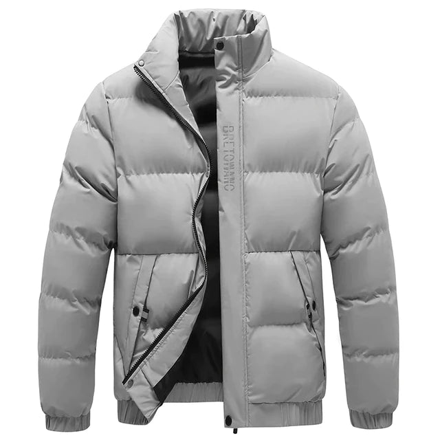 Levoire | Veste Chaude À Manches Longues Avec Fermeture Éclair Gris
