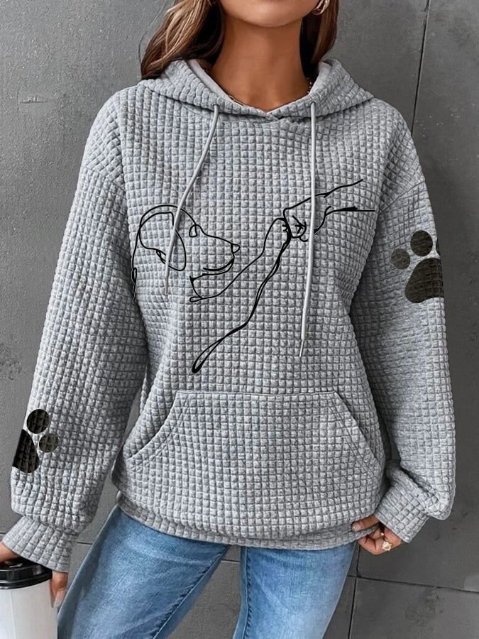 Levoire | Confortable Amateur De Chiens Tricot Gris