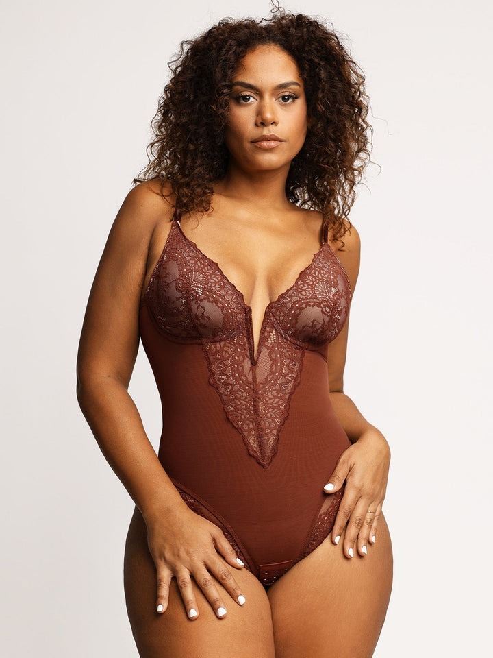 Levoire | Body En Dentelle Braun