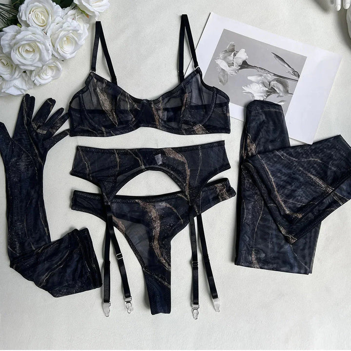 Levoire | Set De Lingerie Tie-Dye 5 Pièces