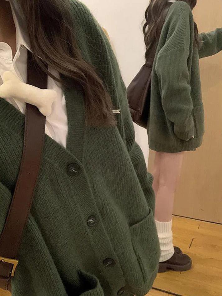 Levoire | Gilet En Tricot Décolleté Uni-Preppy