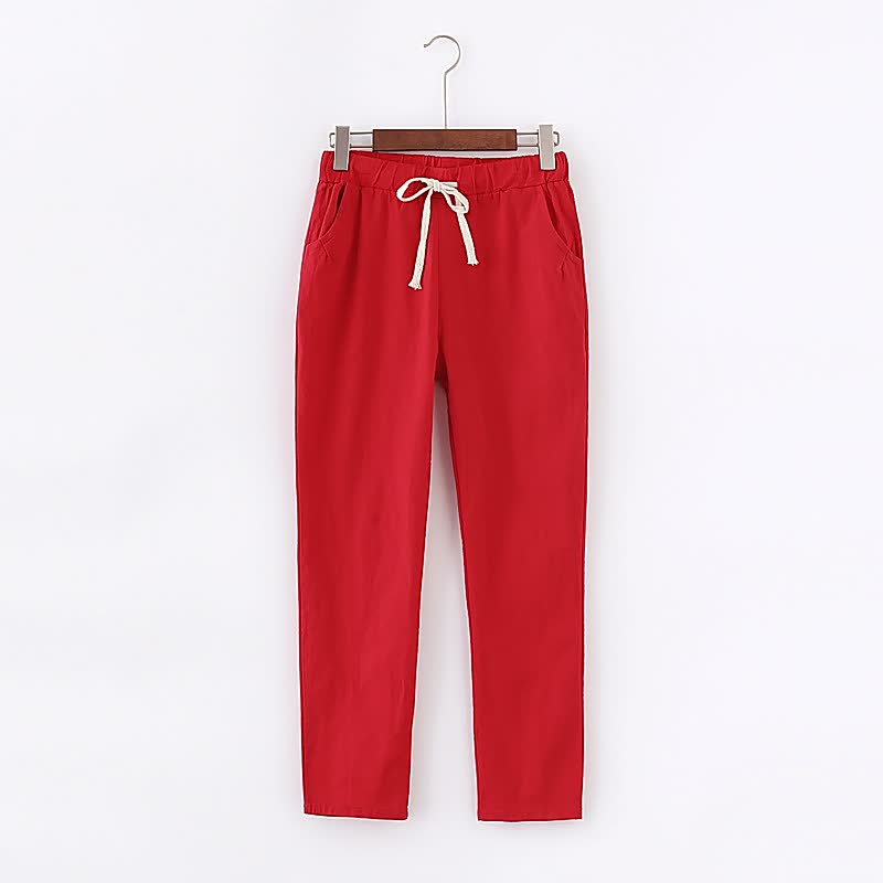 Levoire | Pantalon Classique Pour Femmes Rouge vif