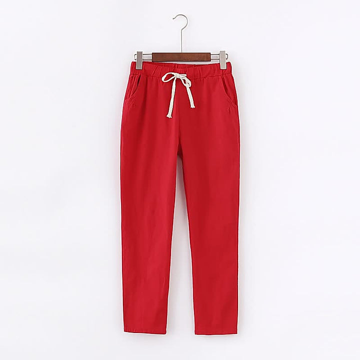 Levoire | Pantalon Classique Pour Femmes Rouge vif