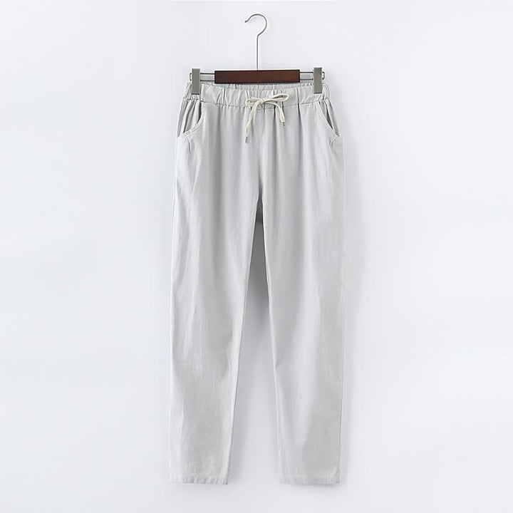 Levoire | Pantalon Classique Pour Femmes Gris Clair
