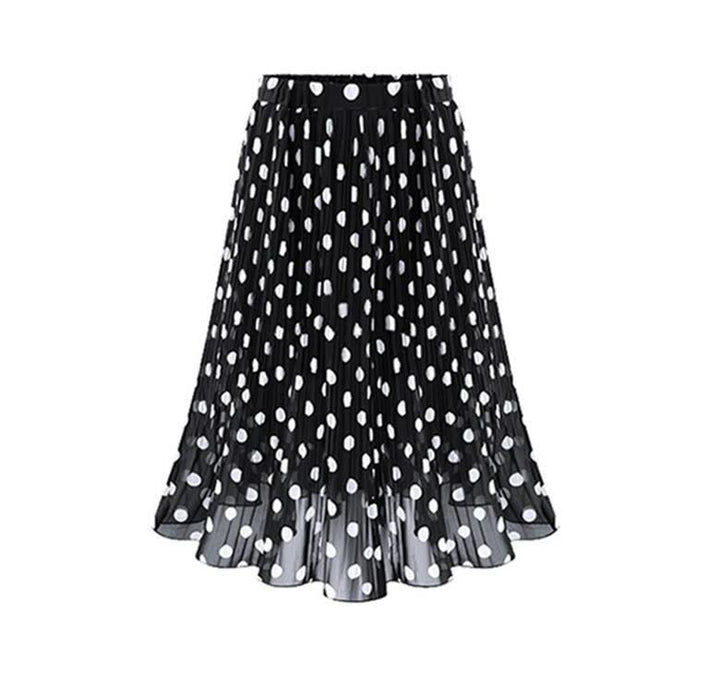 Levoire | Robe À Pois Pour Femmes Noir