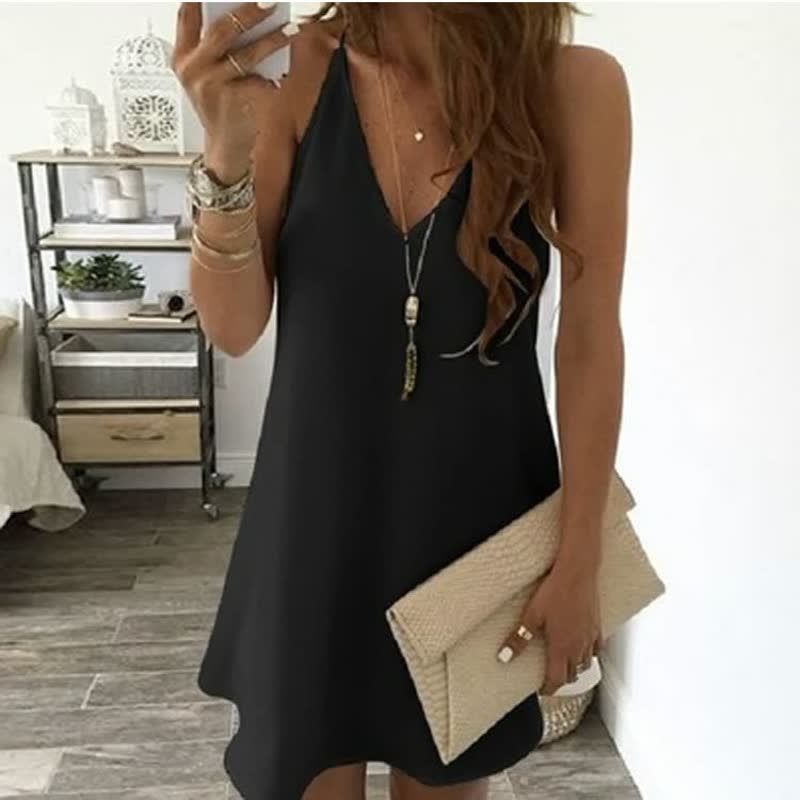 Levoire | Robe De Fête En Chiffon Noir