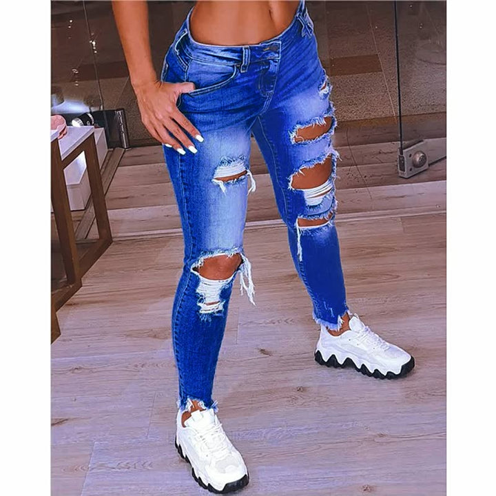 Levoire | Jean Pour Femmes Bleu Foncé