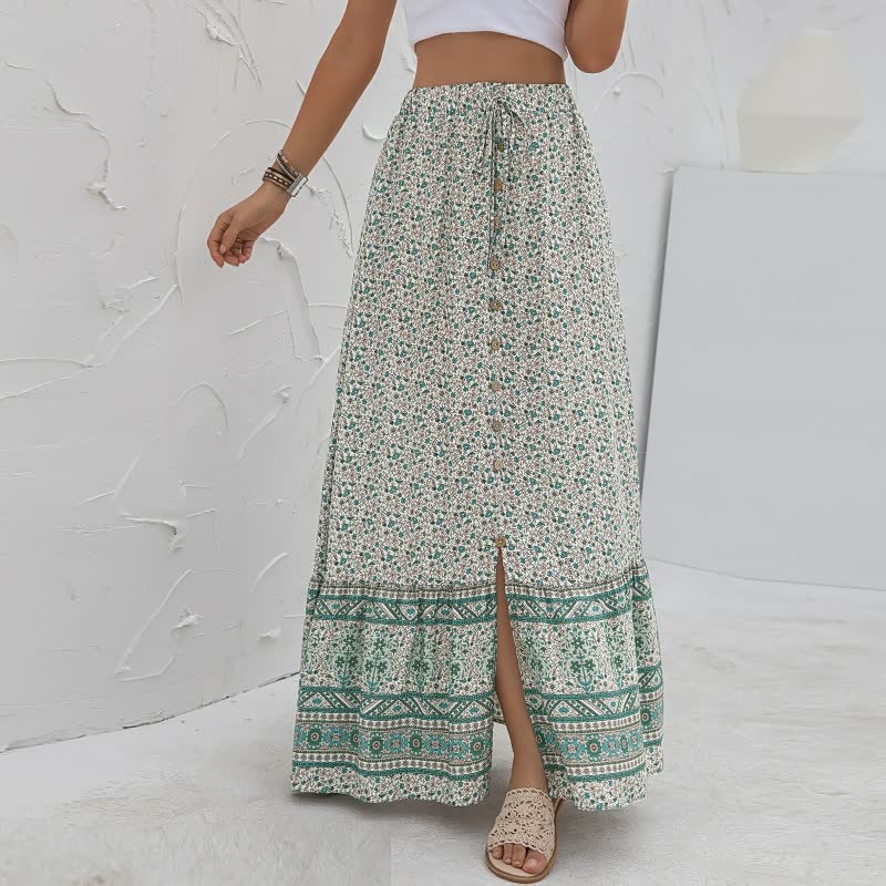 Levoire | Robe Fendue Pour Femmes Vert clair
