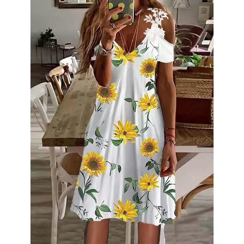 Levoire | Robe Au Design Élégant Jaune clair