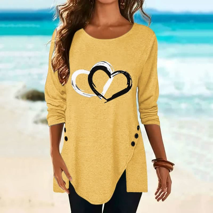 Levoire | Chemise Confortable Et Oversize Pour Femmes Jaune