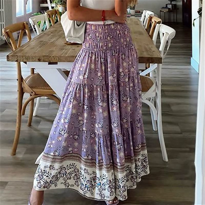 Levoire | Jupe Longue Pour Femmes Violet