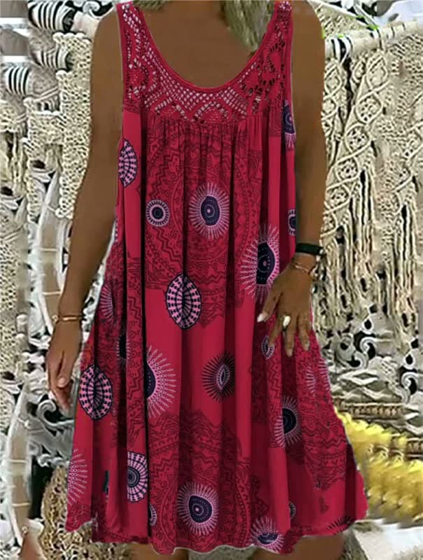 Levoire | Robe Aérée Pour Femmes Rose Rouge