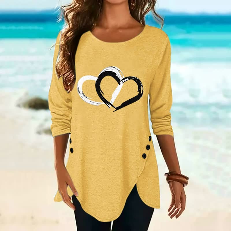 Levoire | Chemise Confortable Et Oversize Pour Femmes Jaune 3XL