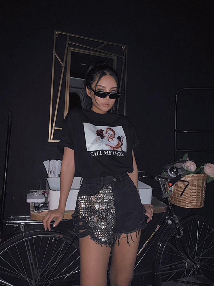 Levoire | Rivet Denim Shorts Aushöhlen