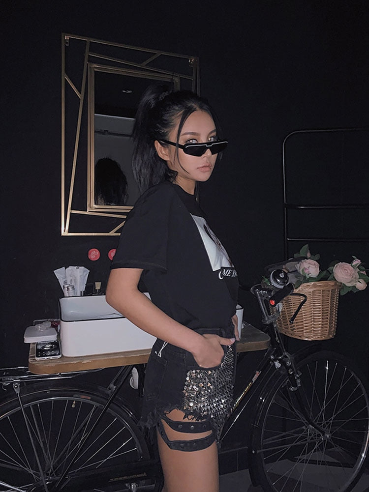 Levoire | Rivet Denim Shorts Aushöhlen