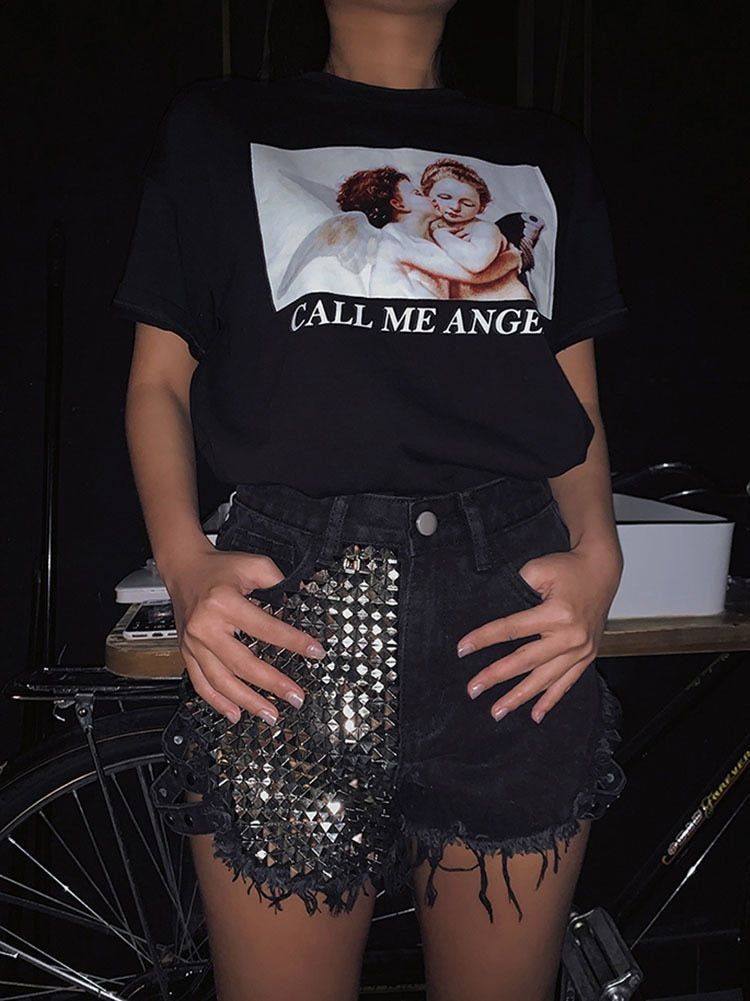 Levoire | Rivet Denim Shorts Aushöhlen