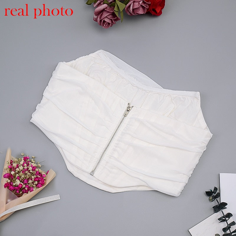 Levoire | Top Court Bustier Sans Manches À Bretelles