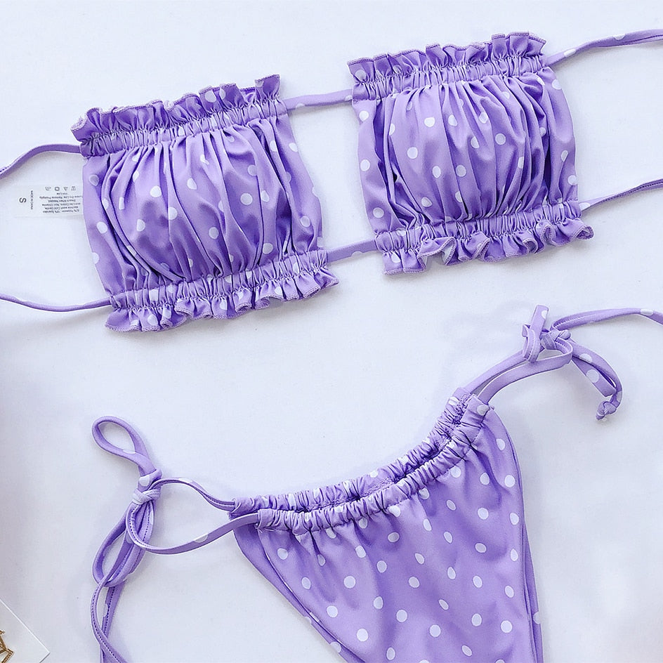 Levoire | Maillot De Bain Bandeau Plissé