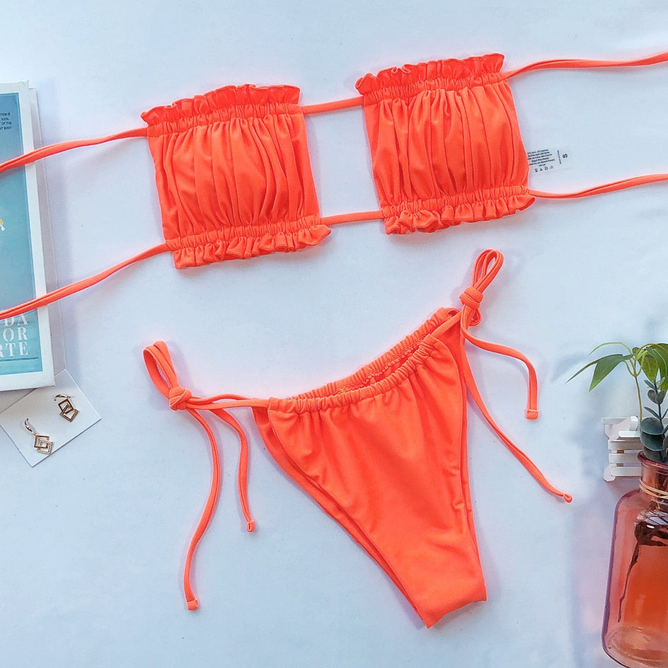 Levoire | Maillot De Bain Bandeau Plissé