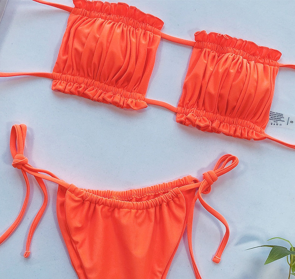 Levoire | Maillot De Bain Bandeau Plissé