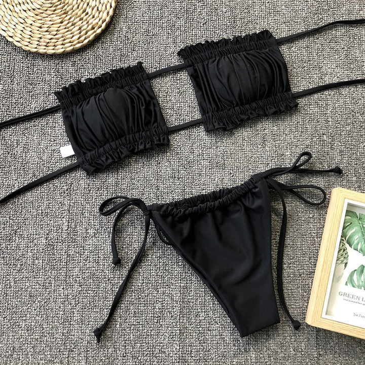 Levoire | Maillot De Bain Bandeau Plissé