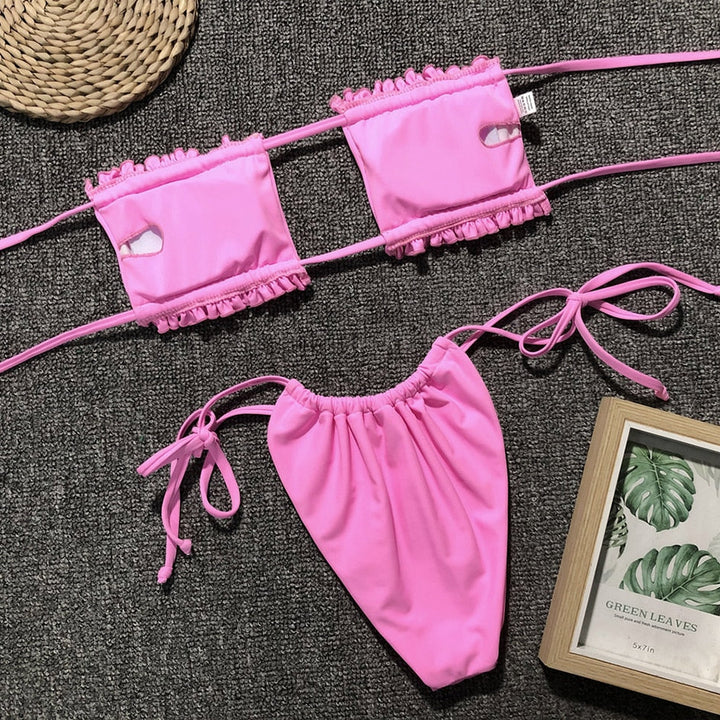 Levoire | Maillot De Bain Bandeau Plissé