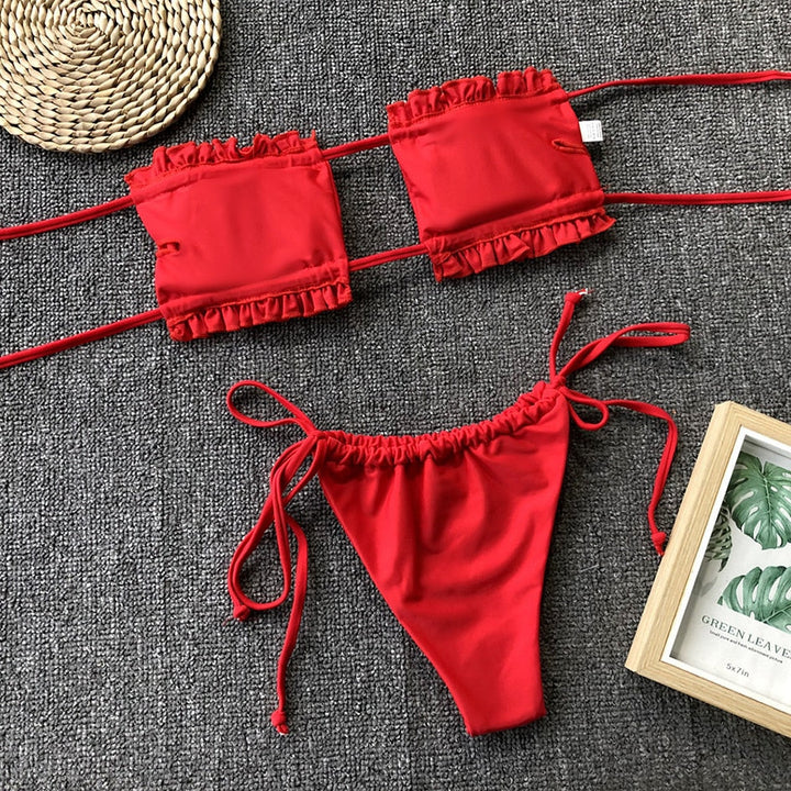 Levoire | Maillot De Bain Bandeau Plissé