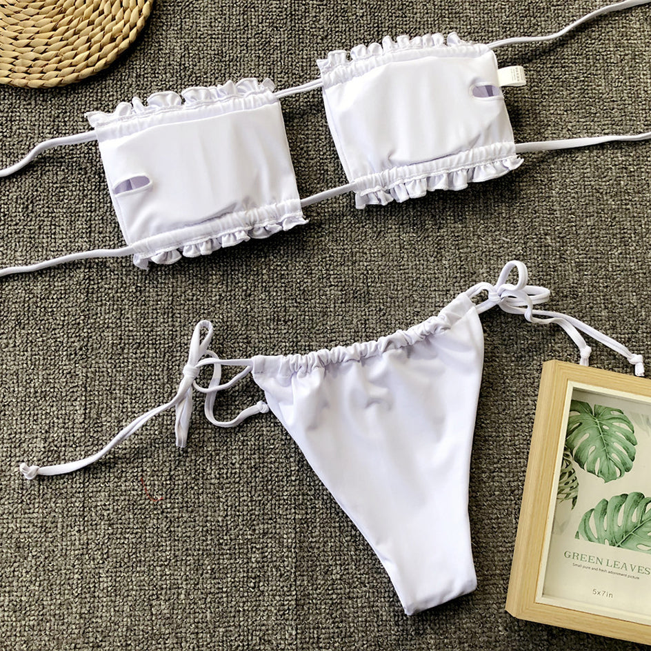 Levoire | Maillot De Bain Bandeau Plissé