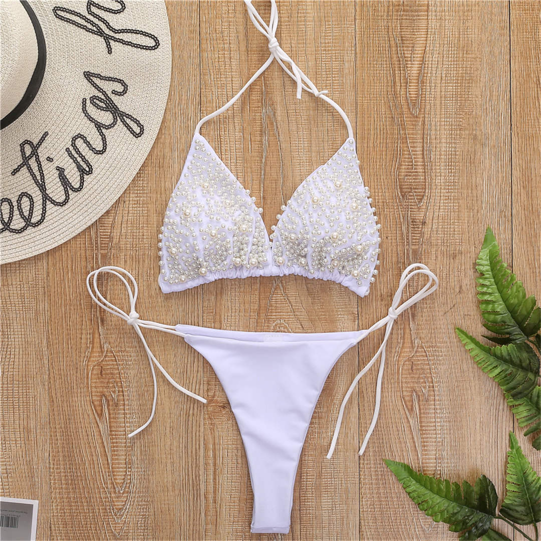 Levoire | Maillot De Bain Mini Bikini Halter Pour Un Look De Plage Stylé