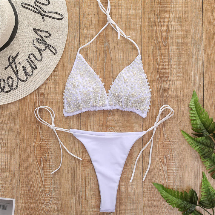 Levoire | Maillot De Bain Mini Bikini Halter Pour Un Look De Plage Stylé