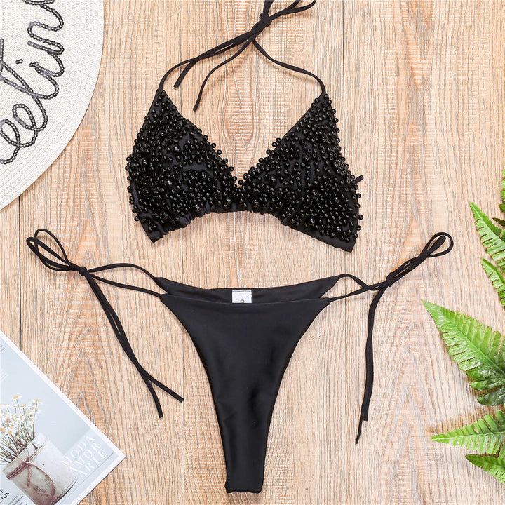 Levoire | Maillot De Bain Mini Bikini Halter Pour Un Look De Plage Stylé