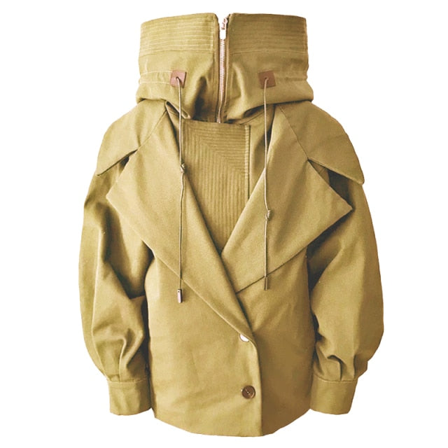 Levoire | Grande Taille Manteau Khaki
