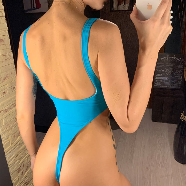 Levoire | Maillot De Bain En Pu Synthétique Brillant Une Pièce