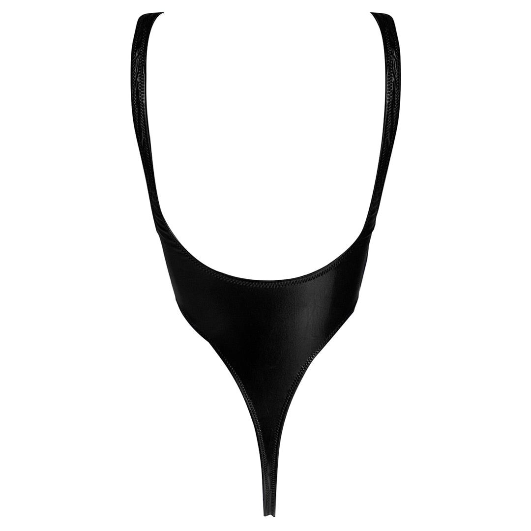 Levoire | Maillot De Bain En Pu Synthétique Brillant Une Pièce
