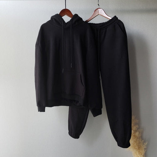 Levoire | Ensemble de Sweat à Capuche et Pantalon de Jogging en Polaire avec Confort Maximal pour Femmes