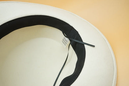 Levoire | Noeud Chapeau En Laine Blanc