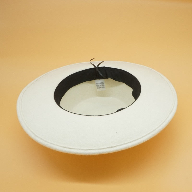 Levoire | Noeud Chapeau En Laine Blanc