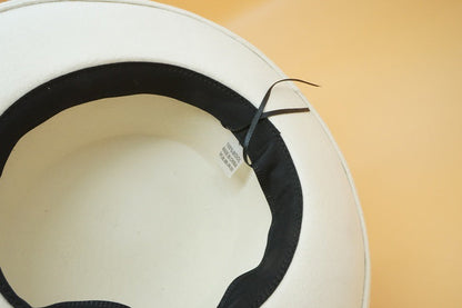 Levoire | Noeud Chapeau En Laine Blanc