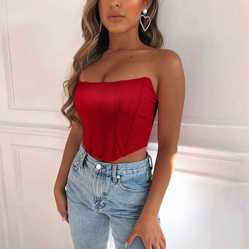 Levoire | Mode En Velours Sexy Corsets Crop Top Pour Un Look Séduisant