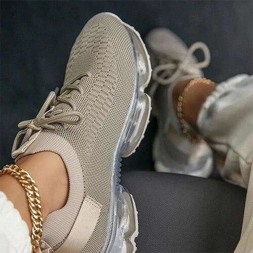 Levoire | Sneakers Avec Coussin D'Air En Maille Gris 40