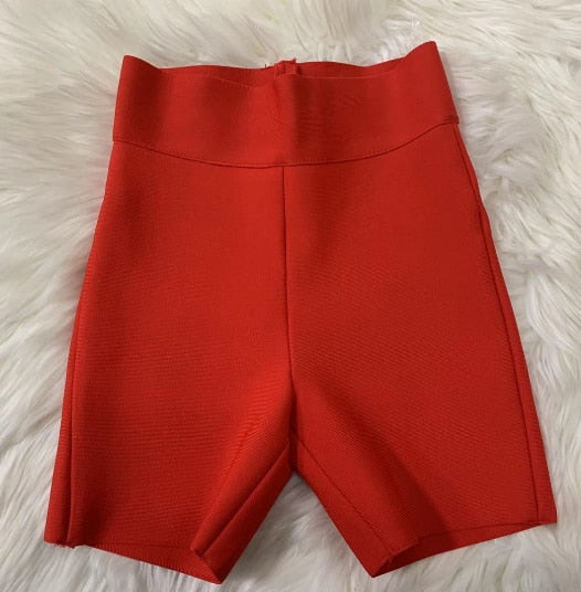 Levoire | Pantalon Bandage Fashion Bodycon Rot