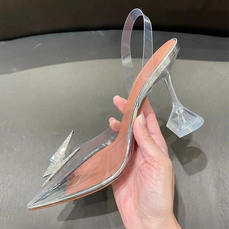 Levoire | Nouvelles Sandales Transparentes En Dentelle