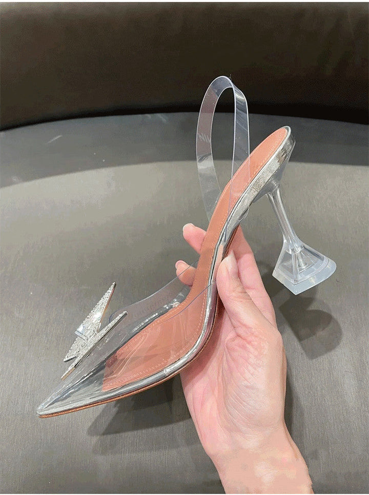 Levoire | Nouvelles Sandales Transparentes En Dentelle